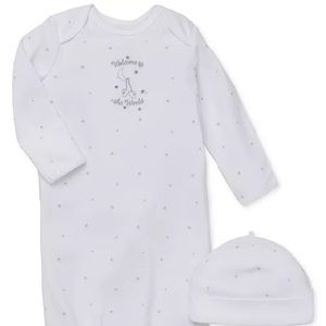 0-3M Welcome to the World Gown & Hat